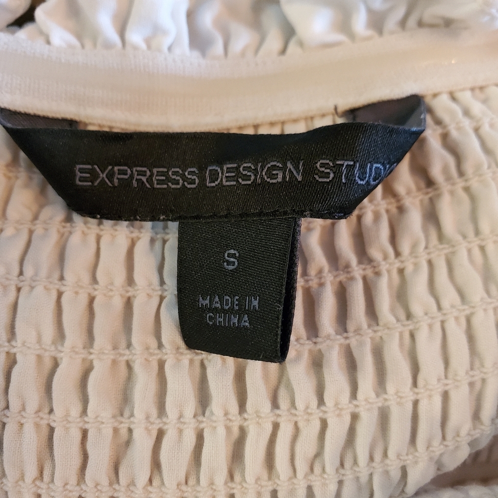 Express White Strapless tank - Picture 3 of 4